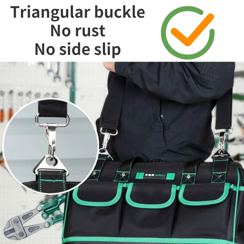 Electrician's Tool Bag 16/18/20/23 Inch Hardware Maintenance Storage Bag Portable Wear-resistant Thickened Oxford Waterproof Aimak Store