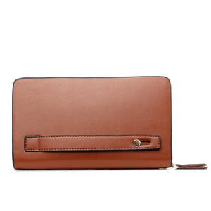 Men Clutch Bag Men's Long Purse Large Capacity Men's Wallets Cell Phone Pocket Passcard Pocket High Quality Wallet Bags For Men Aimak Store