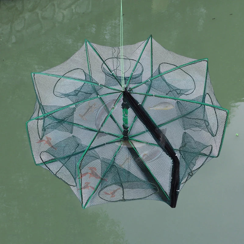 Mesh for Fishing Crayfish Net Foldable Crayfish Catcher Casting Fish Network Crab Trap Catchers Cage Network Fishing Accessories Aimak Store