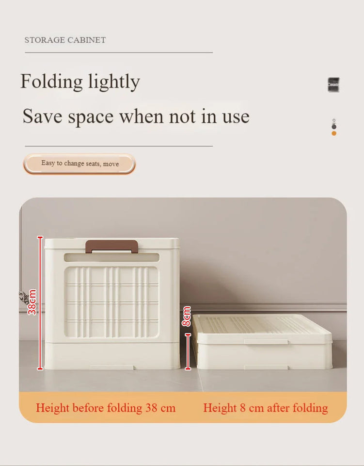 Large Capacity Multifunction Folding Storage Cabinet Dustproof Wardrobe Closet Organizer Easy-to-Install Storage Boxes Aimak Store