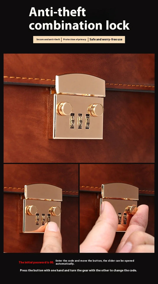 Men's High Quality Business Briefcase Crossbody Shoulder Messenger Bags Male Office Handbag Laptop Bags Bolsos Para Hombre Aimak Store