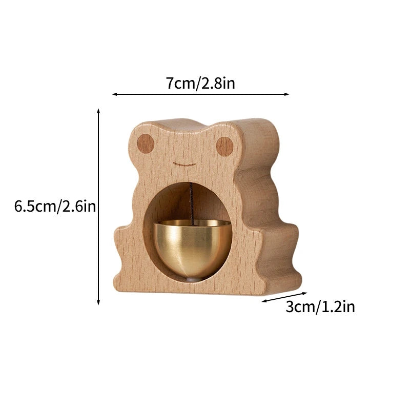 Wooden Door Bell Japanese Wind Chime Room Decor Home Front Doorbell Landscape Bell Garden Decoration Shopkeeper Remind Bell 풍경 종 Aimak Store