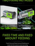 Automatic fish tank feeder intelligent timing automatic feeder aquarium goldfish feeder large capacity fish aquarium feeder Aimak Store