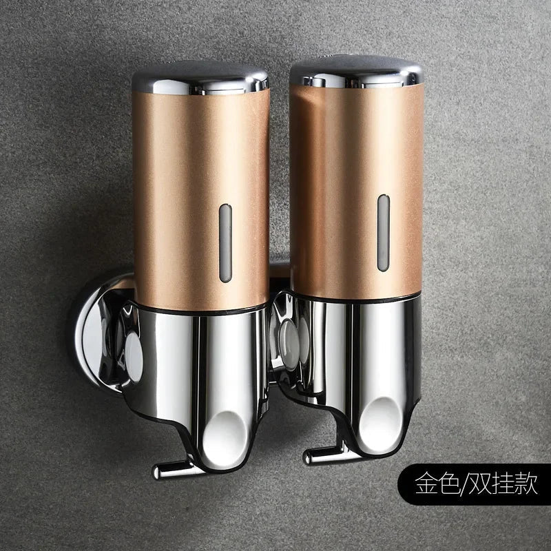 1-3pcs Wall Mounted Square Manual Liquid Soap Dispensers Shampoo Container Soap And Gel Dispenser Bathroom Accessories 500ML Aimak Store