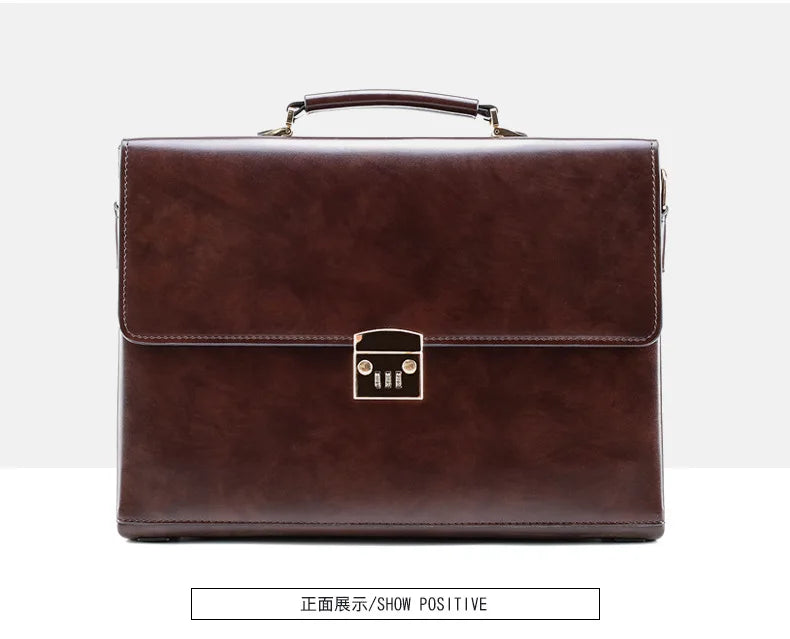 Men's High Quality Business Briefcase Crossbody Shoulder Messenger Bags Male Office Handbag Laptop Bags Bolsos Para Hombre Aimak Store