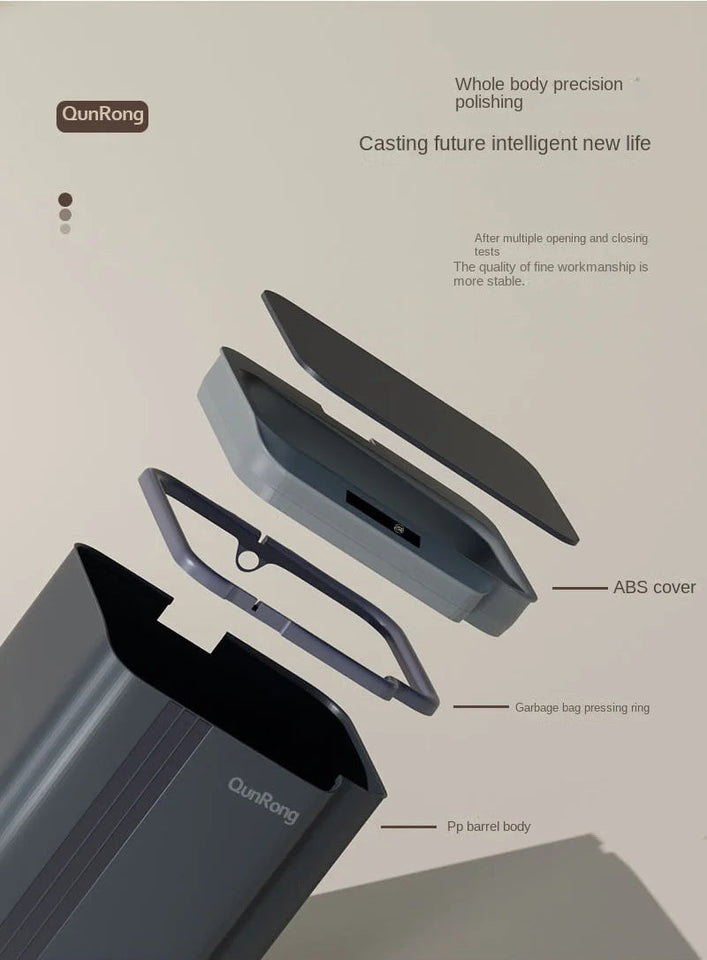 12-14-17-20L Smart Trash Can Automatic Sensor Garbage Can For Bathroom Kitchen Garbage Cube Living Room Recycle Bins Home Access Aimak Store