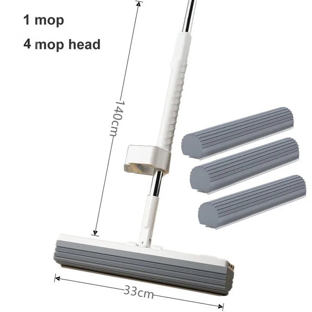 Hot Enlarged Floor Mop Hand Washing Free Lazy Mop Self-Wring Squeeze Household Automatic Dehydration Magic Flat Mops Cleaning Aimak Store