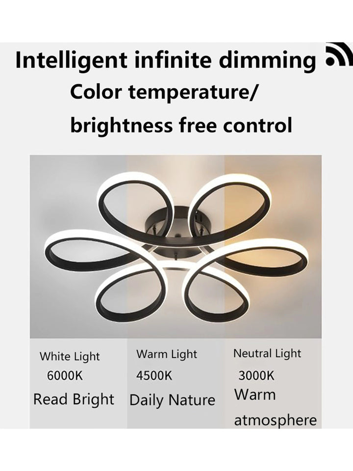 60CM 75W LED Ceiling Lights Living Room Bedroom Lights Indoor Lights Living Room Foyer Lighting Fixtures ceiling led lights Aimak Store