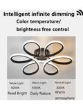 60CM 75W LED Ceiling Lights Living Room Bedroom Lights Indoor Lights Living Room Foyer Lighting Fixtures ceiling led lights Aimak Store