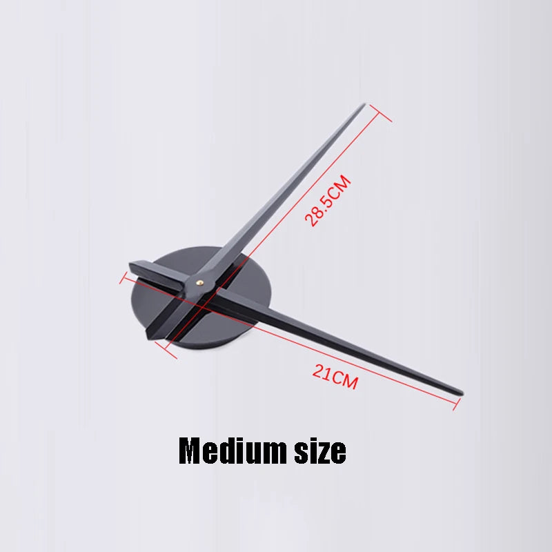 2024 New Metall Moderne 3D DIY Wall Clock Acrylic+EVR+Metal Mirror Home Decoration Super Big 130cm X130 Cm Factory Freeshipping Aimak Store