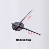 2024 New Metall Moderne 3D DIY Wall Clock Acrylic+EVR+Metal Mirror Home Decoration Super Big 130cm X130 Cm Factory Freeshipping Aimak Store