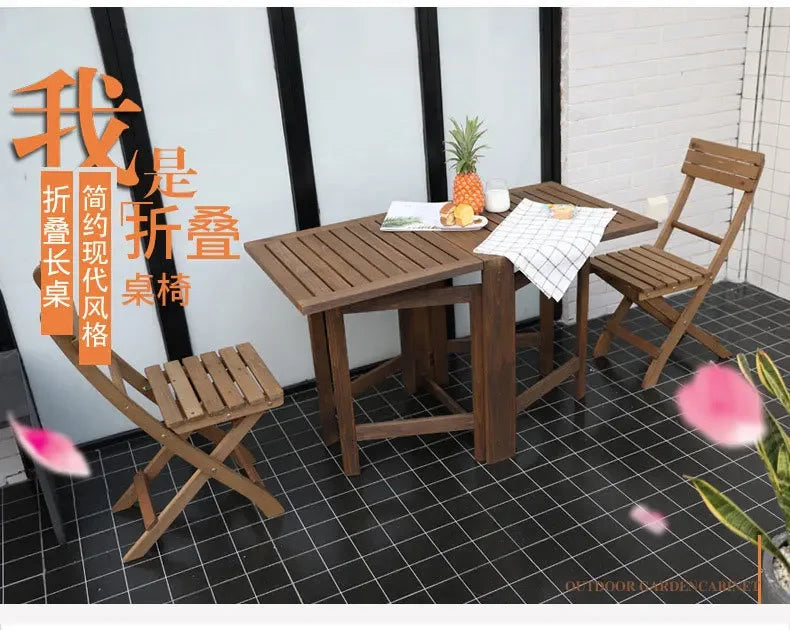 Balcony Leisure Folding Table Home Simple Portable Dining Tables Province Space Rectangular Multi-function Camping Table Aimak Store