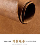 Retro Mousepad Mouse Pad Large Waterproof Non-slip PU Suede Desk Mat Computer Keyboard Desk Pad Mouse Mats Gaming Accessories Aimak Store