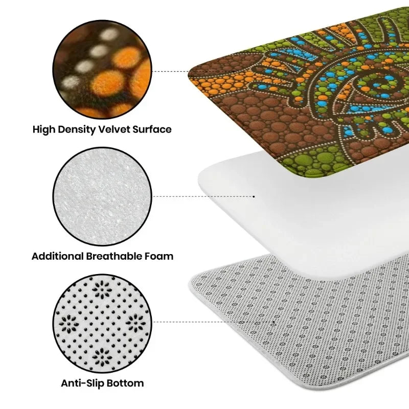 Football Stadium Pattern Carpet Kitchen MatEntrance Doormat Bedroom Floor Decoration Living Room Carpet Bathroom Anti-slip rugs Aimak Store