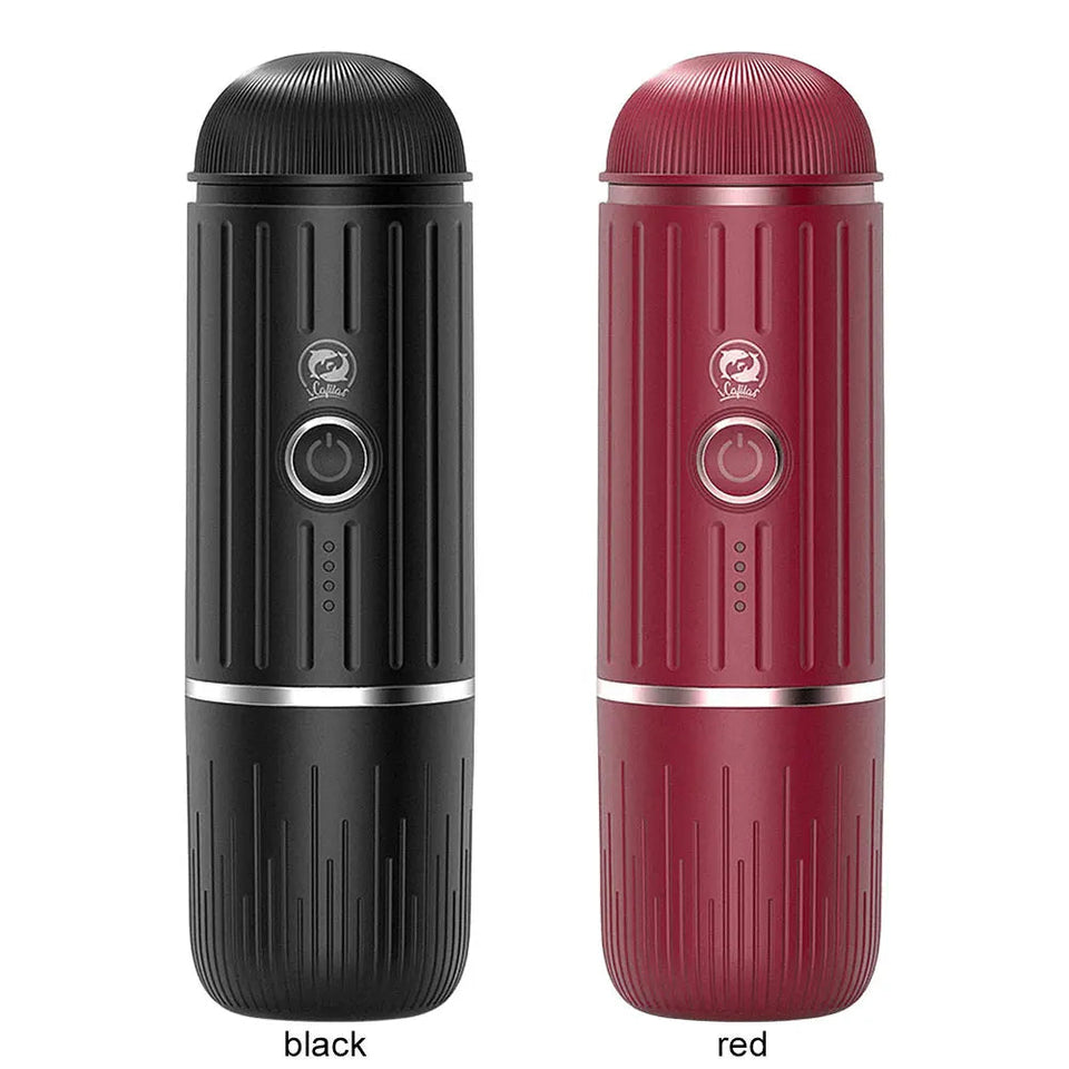 Portable Coffee Maker Electric Espresso Machine Compatible with Capsule & Ground Coffee Capsules Coffee Maker 2 In 1 for Hiking Aimak Store