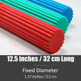1Pcs Physical Therapy Flexible Twist Bar Rod Hand Wrist Exerciser Bars Silicone Different Resistance Strength Training Tool Aimak Store
