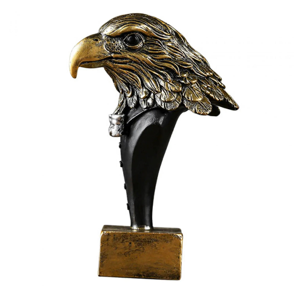 Animal Sculpture Home Decor Creative Modern Ornament Artwork Crafts Eagle Sculptures for Office Bathroom Home Cabinet Decor Aimak Store