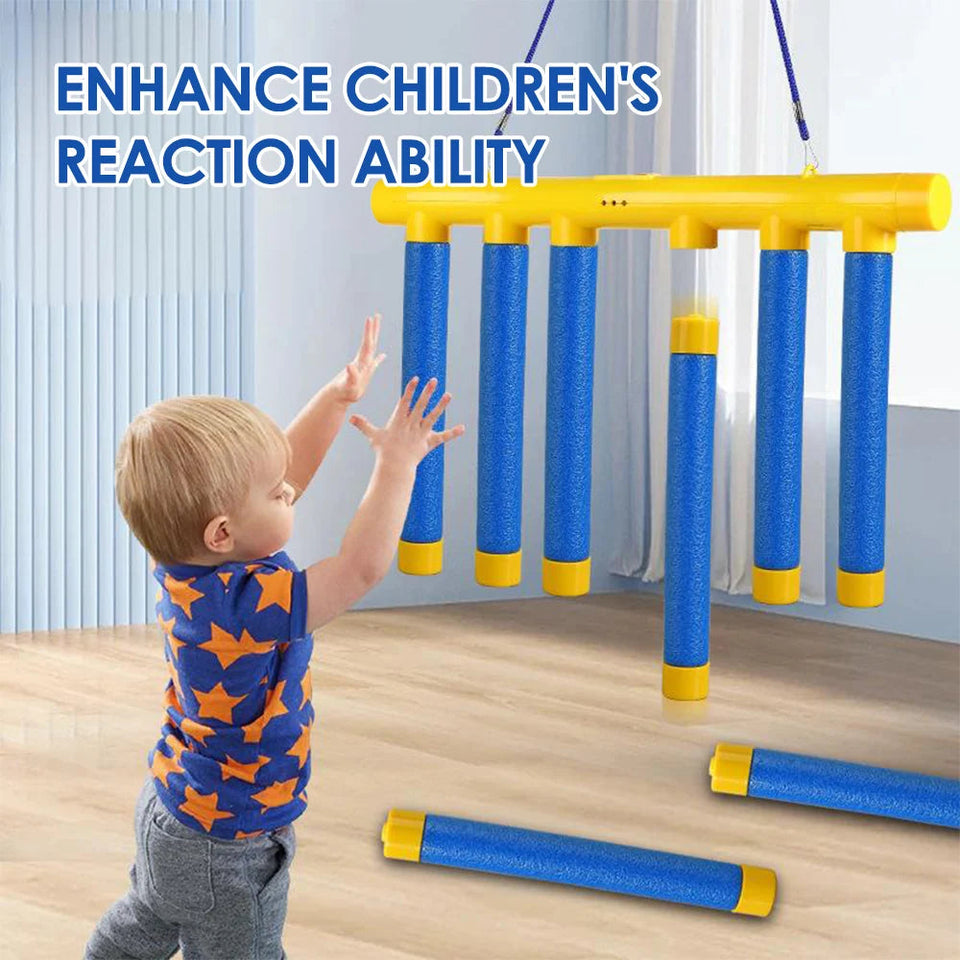 1Set Challenge Falling Sticks Game Stick Catcher Machine Kids Activity Training Reaction Ability Parent-Child Family Party Toy Aimak Store