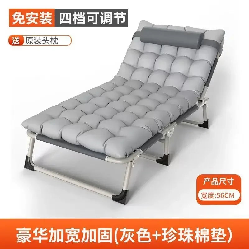 Camping Outdoor Folding Bed with Mattress Cot 400 Lbs Heavy Duty Sturdy Portable Stainless Steel Legs Sleeping Cot Aimak Store