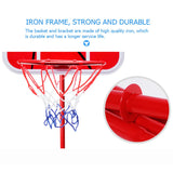 Basketball Goals with Ball and Pump Portable Basketball Hoop Adjustable Portable Basketball Hoop Indoor Outdoor Play for Kids Aimak Store