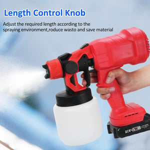 Cordless Paint Sprayer with 4 Nozzles 38000Rpm High Speed 3 Patterns Adjustable Widely Used Rechargeable Paint Sprayer Aimak Store