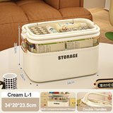 3/4 Layers Large Capacity Family Medicine Organizer Storage Box Portable First Aid Kit Pill Container Emergency Pharmacy Box Aimak Store