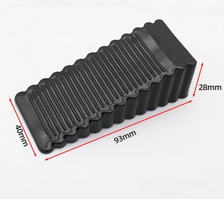 Anti-slip Door Stopper Rubber No Need to Punch Holes It Can Move Doorstop Household Use Anti-collision Front Wedge Home Aimak Store