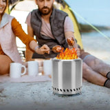 Outdoor Camping Smokeless Stove Portable Stainless Steel Burner Heater Mini Fire Stove Campfire Stove Pit Fire Basin Equipment Aimak Store