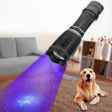 White/UV 2 in 1 Zoom UV Flashlight Rechargeable High Quality Aluminum Alloy Dog Pet Urine Stains Detection Torch LED Blacklight Aimak Store