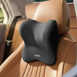 Car Neck Pillows Both Side Pu Leather 1pcs Pack Headrest For Head Pain Relief Filled Fiber Universal Car Pillow Aimak Store