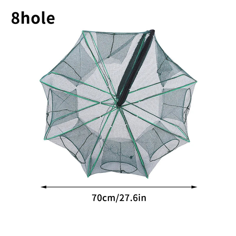 Mesh for Fishing Crayfish Net Foldable Crayfish Catcher Casting Fish Network Crab Trap Catchers Cage Network Fishing Accessories Aimak Store