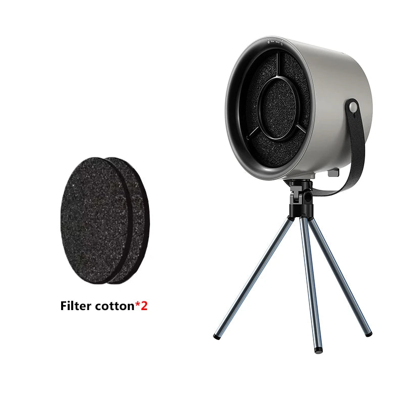 Desktop mini range hood large suction home restaurant hot pot barbecue deodorization fume purifier portable smoke exhaustmachine Aimak Store