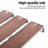 Camping Folding Shelf Outdoor Garden Wood Coffee Table Portable Lightweight Storage Rack Picnic Tourist Adjustable Shell Table Aimak Store