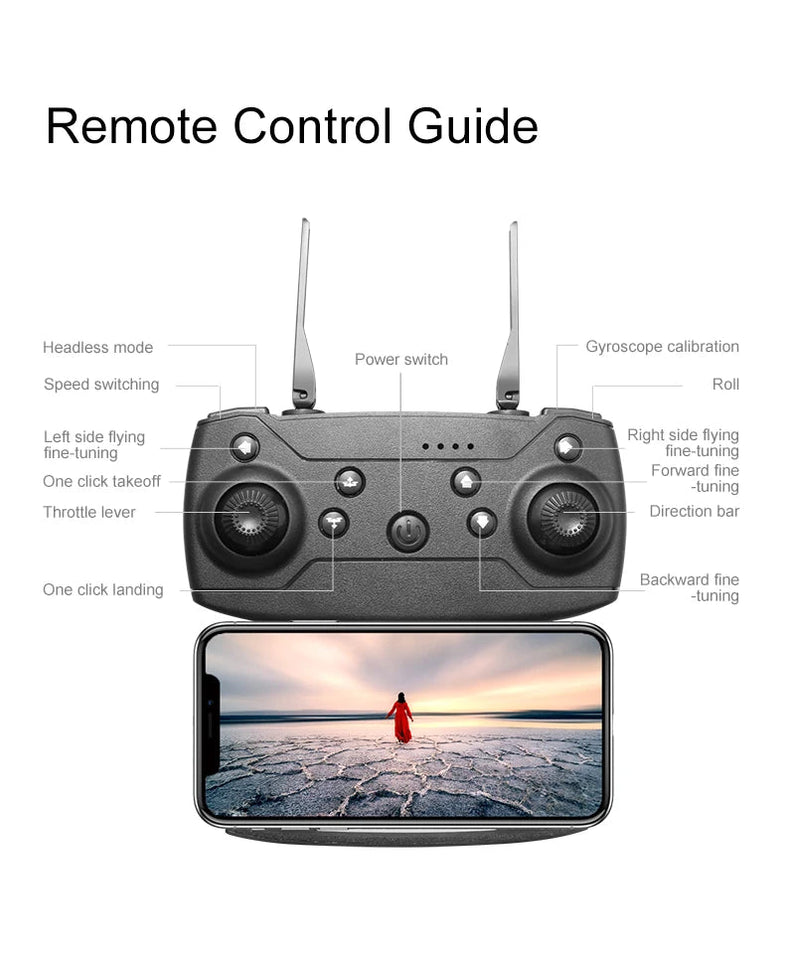 D88 Drone 8K HD Dual Camera GPS Location Professional Aerial Photography Optical Flow Hovering Foldable Drone ﻿RC10000M 2025New Aimak Store