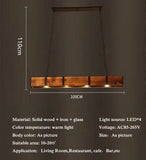 Old Style American Vintage Attic Wooden Pendent Lamp Dining Room Bar Table Clothing Store Industrial Pendant Lamp Led Lighting Aimak Store