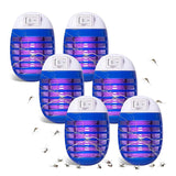 2/4/6Pcs LED Socket Mosquito Killer Lamp US/EU Plug Electric Mosquito Fly Bug Insect Trap Killer Night Lamp Aimak Store