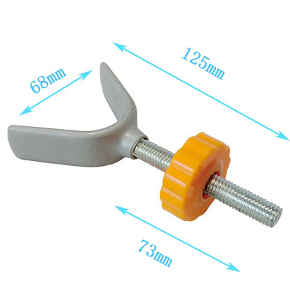 Safety Sturdy Gate Bar Orange Y-shaped Top Bolt Accessories Staircase Fix Fence For Baby And Pet Safety Household Secure Install