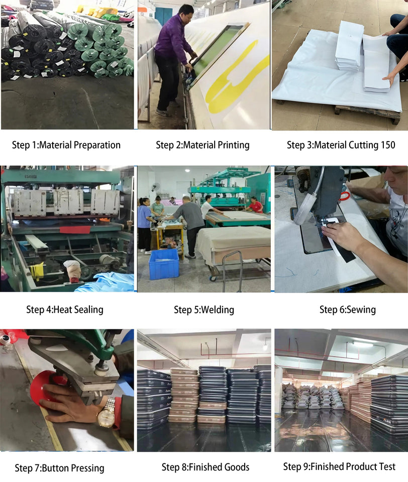 Portable PVC Flocking Air Mattress With Built-in Pump Detachable Battery for Camping - Lightweight Comfort Outdoor Travel Bed Aimak Store