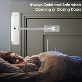 Automatic Door Closer Metal Adjustable Heavy Duty Safety Spring Silenciar Durable Convert Hinged Door Interior Exterior Aimak Store