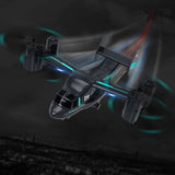 Remote Control Helicopter Drone 480P Camera Fighter UAV Land Air Mode Aircraft Brushless RC Drones for Children Kids Plane Toys Aimak Store