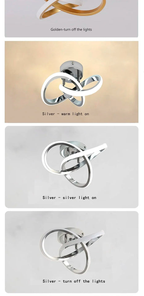 Nordic Minimalist LED Strip Corridor Ceiling Light Creative Living Room Balcony Bedroom Home Decoration Lighting Fixtures Aimak Store