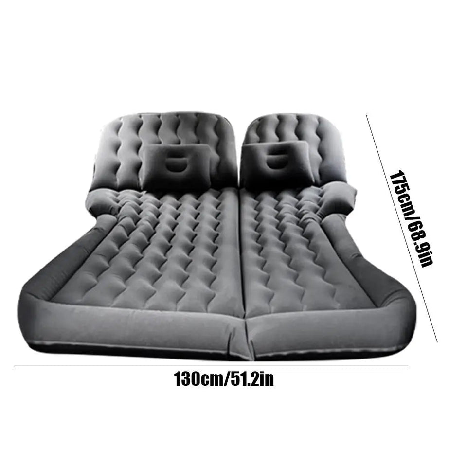 68.9*51.2in Portable Car Inflatable Camping Mattress With Pillows Air Pump Auto Air Bed Mattress SUV Sleeping Pad Tools Aimak Store