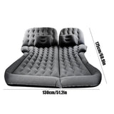 68.9*51.2in Portable Car Inflatable Camping Mattress With Pillows Air Pump Auto Air Bed Mattress SUV Sleeping Pad Tools Aimak Store