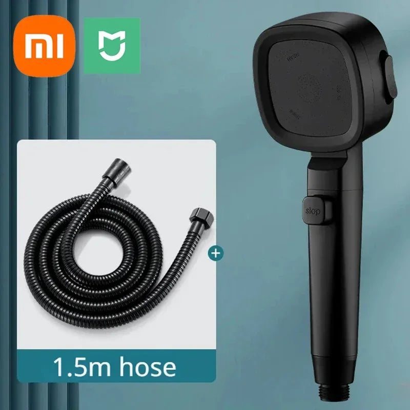 Xiaomi High Pressure Shower Head 3 Modes Adjustable Shower Head Set Smart Bathroom New Djustable Shower Head Accessories Sprayer Aimak Store