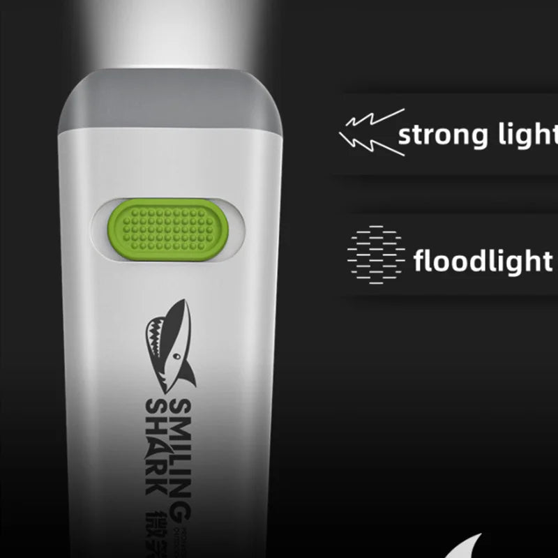 Portable Mini Highlight Flashlight Outdoor Floodlight Long Battery Life Waterproof Camping Light Power Bank Flashlight Aimak Store