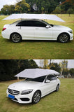 4.2M/4.6M Anti-UV Automatic Folding Sun Shade Covering Rooftop Car Cover Waterproof Car Umbrella with Remote Control Aimak Store