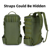 Tactical Fishing Backpack Tackle Bag with Rod Holders Fish Equipment Storage Molle Camping Hiking Outdoor Multifunctional Bag Aimak Store