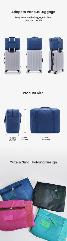 Fashion Travel Duffel Bag Lightweight Foldable Travel Bag for Women and Men Tote Carry On Luggage Bag Weekender Overnight Bag Aimak Store