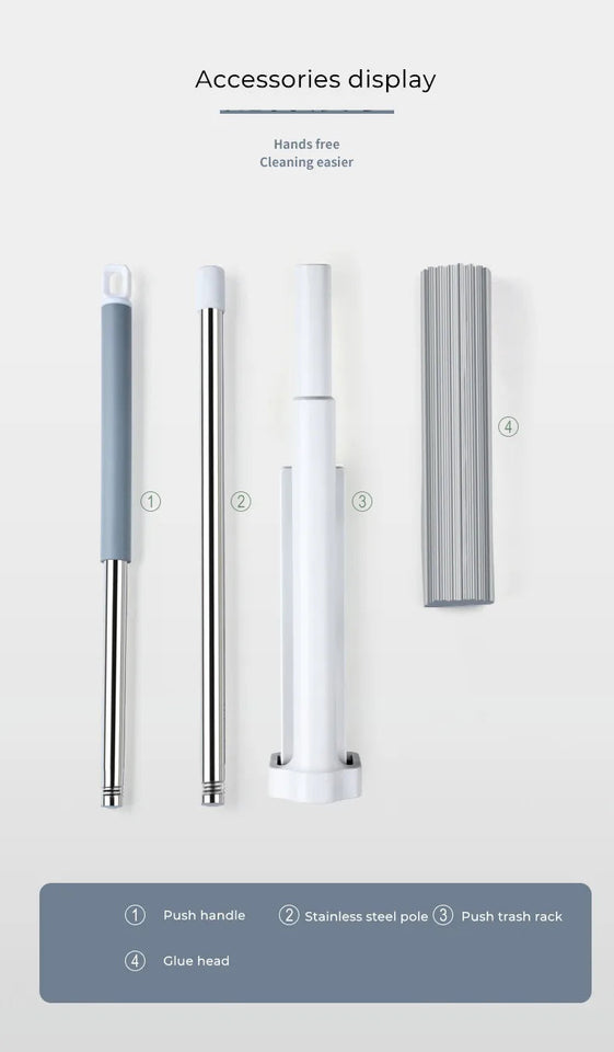 Hot Enlarged Floor Mop Hand Washing Free Lazy Mop Self-Wring Squeeze Household Automatic Dehydration Magic Flat Mops Cleaning Aimak Store