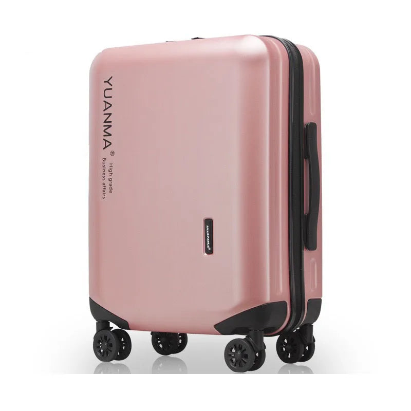 KLQDZMS Japanese Luggage Female Horizontal Bar Luggage Student Mute Universal Wheel Suitcase Strong And Durable Boarding Case Aimak Store